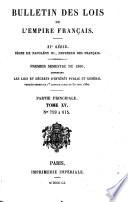 Bulletin des lois de la République franc̜aise