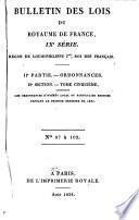 Bulletin des lois de la République franc̜aise