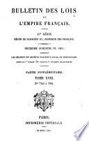 Bulletin des lois de la République franc̜aise