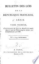 Bulletin des lois