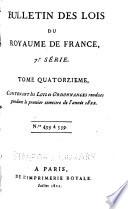 Bulletin des lois