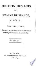 Bulletin des lois