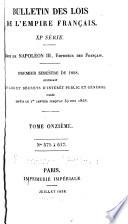 Bulletin des lois