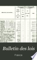 Bulletin des lois