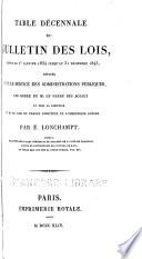 Bulletin des lois
