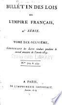 Bulletin des lois