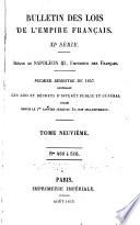 Bulletin des lois