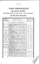 Bulletin des lois