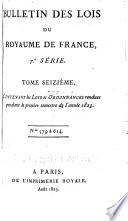 Bulletin des lois