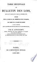 Bulletin des lois