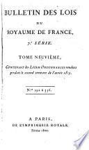 Bulletin des lois