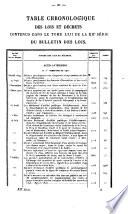 Bulletin des lois. Partie principale