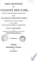 Bulletin des lois. Partie principale