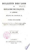 Bulletin des lois. Partie principale