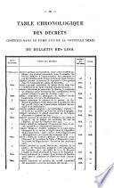 Bulletin des lois. Partie supplémentaire