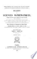 Bulletin des sciences mathématiques