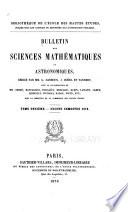 Bulletin des sciences mathématiques