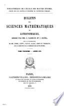 Bulletin des sciences mathématiques