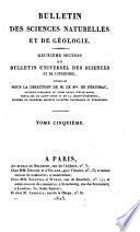 Bulletin des sciences naturelles et de géologie