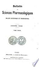 Bulletin des sciences pharmacologiques