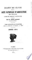 Bulletin des Séances. Compte Rendu Mensuel
