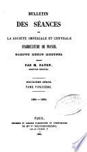 Bulletin des séances de la Société national d'agriculture de France