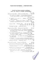 Bulletin des séances