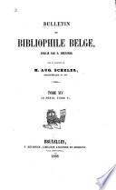 Bulletin du bibliographie belge