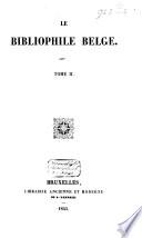Bulletin du bibliophile belge