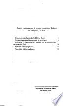 Bulletin du bibliophile
