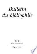 Bulletin du bibliophile