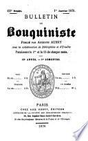 Bulletin du bouquiniste