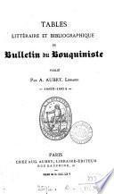 Bulletin du bouquiniste