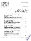Bulletin du Bureau de recherches géologiques et minières