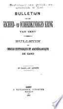 Bulletin du cercle historique et archéologique de Gand