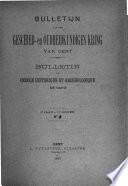 Bulletin du Cercle historique et archéologique de Gand