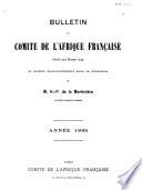 Bulletin du Comité de l'Afrique française