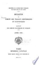 Bulletin du Comité des travaux historiques et scientifiques