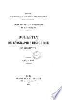 Bulletin du comité des travaux historiques et scientifiques