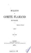 Bulletin du comite Flamand de France