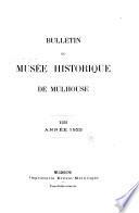 Bulletin du Musée historique de Mulhouse