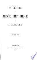 Bulletin du Musée Historique & des Sciences Humaines