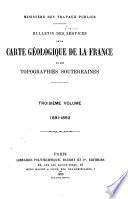 Bulletin du Service de la carte géologique de la France