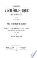 Bulletin et mémoires