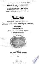 Bulletin. Etudes, documents, chronique litteraire