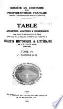 Bulletin historique et littéraire de la Société de l'histoire du protestantisme français