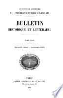 Bulletin historique et littéraire
