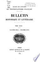 Bulletin historique et littéraire