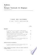 Bulletin