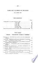 Bulletin